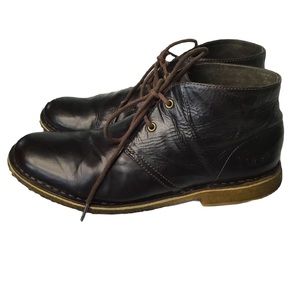 Ugg Leighton Chukka Boot 3275 in Smooth Leather Brown. Sz 10